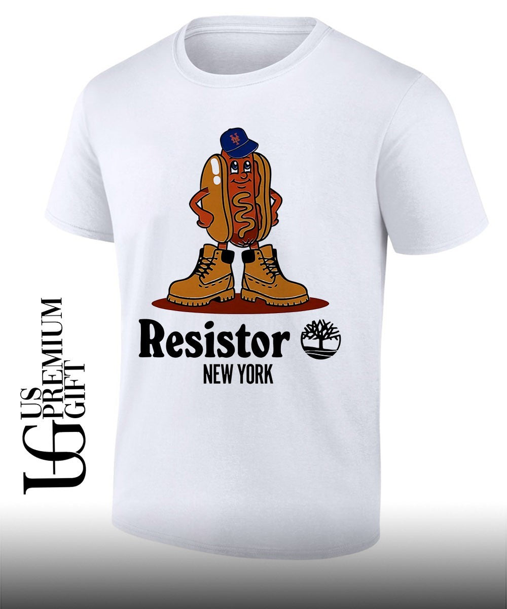 New York Mets Hot Dog Timberland Resistor New York shirt Unisex T-shirt, Sweatshirt, Hoodie, Long Sleeve Tee - T-Shirt, Sweatshirt, Hoodie