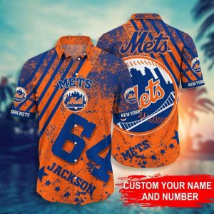 New York Mets MLB New Style Personalized Hawaiian Shirt, Mets Hawaiian Shirt Unisex T-shirt, Sweatshirt, Hoodie, Long Sleeve Tee - T-Shirt, Sweatshirt, Hoodie