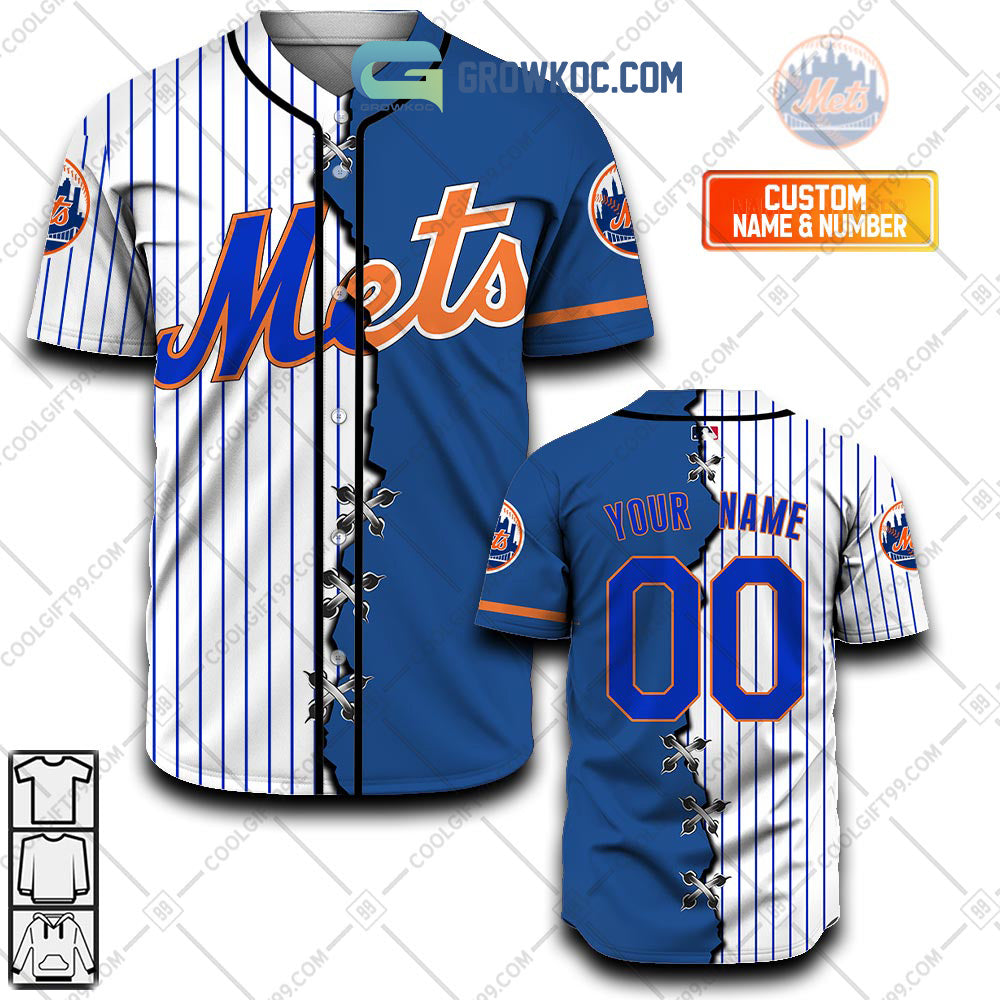 New York Mets MLB Personalized Mix Baseball Jersey Unisex T-shirt, Sweatshirt, Hoodie, Long Sleeve Tee - T-Shirt, Sweatshirt, Hoodie