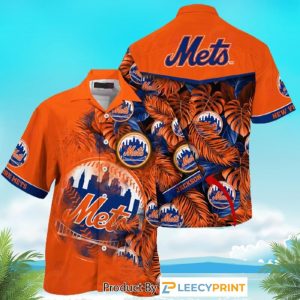 New York Mets MLB Summer Hawaii Shirt Custom Football Shirts, New York Mets Hawaiian Shirt - T-Shirt, Sweatshirt, Hoodie