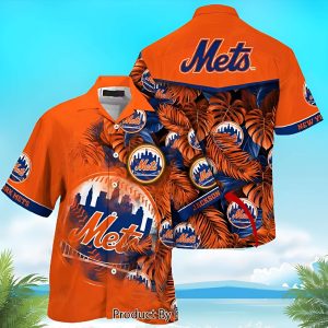 New York Mets MLB Summer Hawaii Shirt, Mets Hawaiian Shirt Unisex T-shirt, Sweatshirt, Hoodie, Long Sleeve Tee - T-Shirt, Sweatshirt, Hoodie