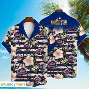 New York Mets Major League Baseball 2024 Hawaiian Shirt For True Fans, New York Mets Hawaiian Shirt - T-Shirt, Sweatshirt, Hoodie