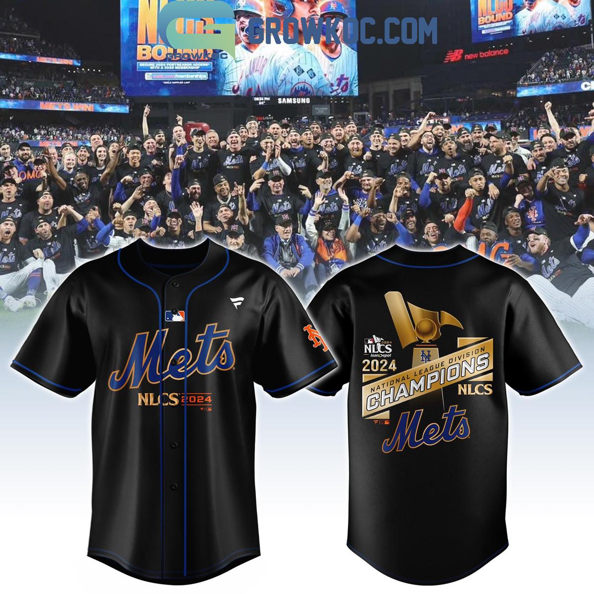 New York Mets National League Division Champions NLCS 2024 Baseball Jersey Unisex T-shirt, Sweatshirt, Hoodie, Long Sleeve Tee - T-Shirt, Sweatshirt, Hoodie