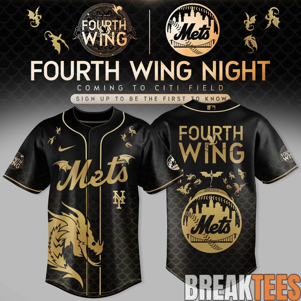 New York Mets x Fourth Wing Night 2026 Edition Jersey Unisex T-shirt, Sweatshirt, Hoodie, Long Sleeve Tee - T-Shirt, Sweatshirt, Hoodie