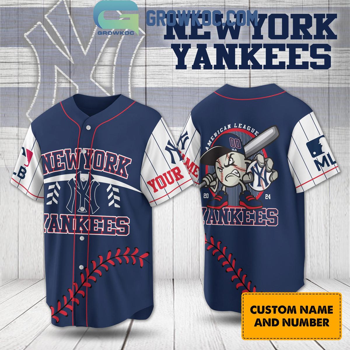 New York Yankees 2024 Baseball Fan Love Personalized Baseball Jersey Unisex T-shirt, Sweatshirt, Hoodie, Long Sleeve Tee - T-Shirt, Sweatshirt, Hoodie
