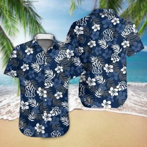 New York Yankees Best Tropical Hawaiian Shirt, Yankees Hawaiian Shirt Unisex T-shirt, Sweatshirt, Hoodie, Long Sleeve Tee - T-Shirt, Sweatshirt, Hoodie