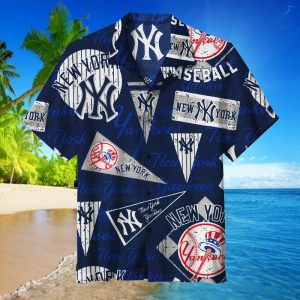 New York Yankees Hawaiian Shirt, Hawaiian Beach Shirt Gift for Him, MLB New York Shirt Unisex T-shirt, Sweatshirt, Hoodie, Long Sleeve Tee - T-Shirt, Sweatshirt, Hoodie