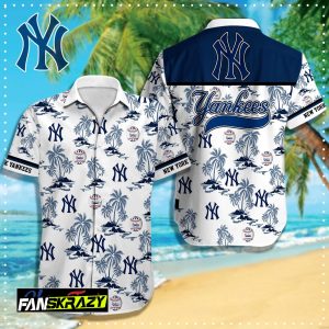 New York Yankees MLB Hawaiian Shirt Gift for Dad on Fathers Day, Hawaiian Beach Shirt Gift for Husband - T-Shirt, Sweatshirt, Hoodie