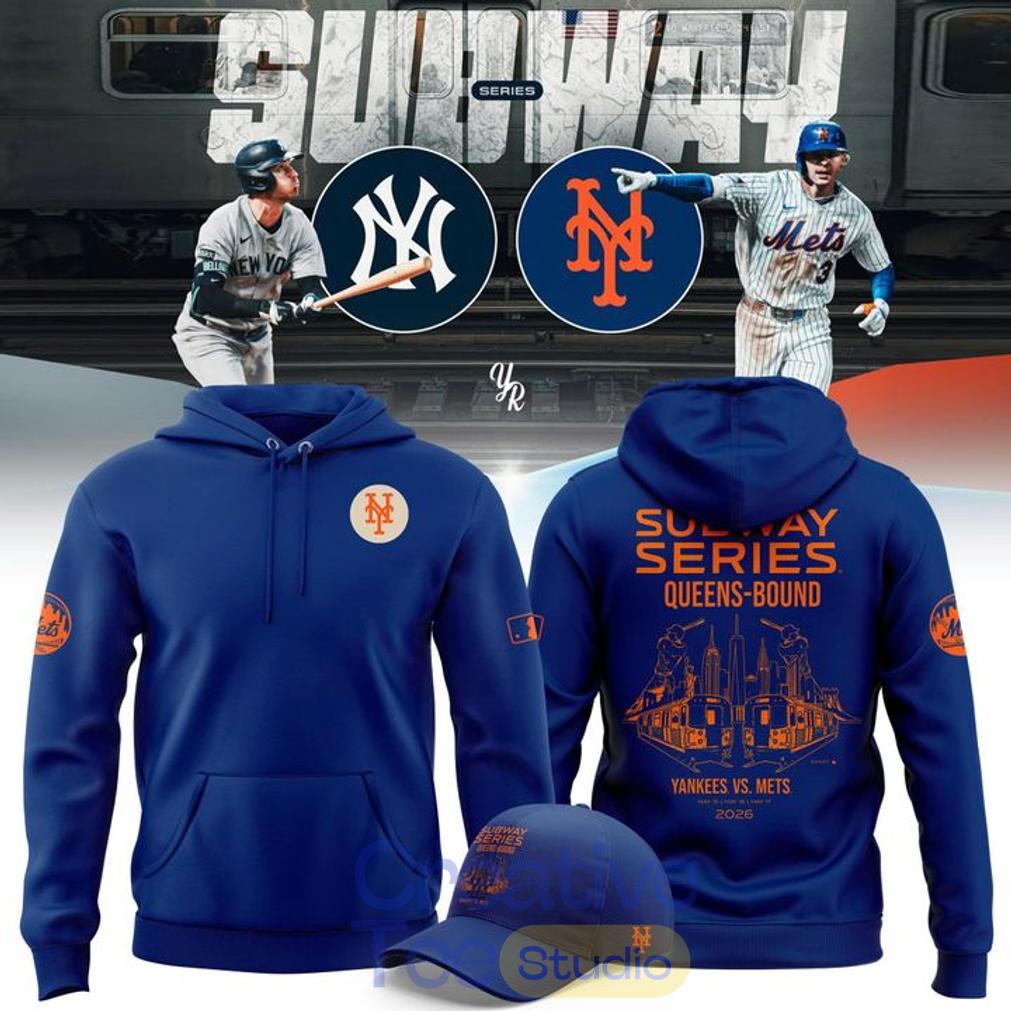 New York Yankees Mets 2026 Subway Series BronxBound Hoodie Unisex T-shirt, Sweatshirt, Hoodie, Long Sleeve Tee - T-Shirt, Sweatshirt, Hoodie