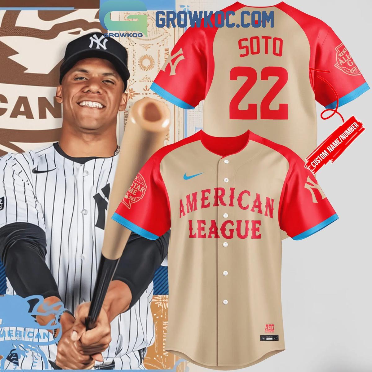 New York Yankees New 2024 All-Star Game Personalized Baseball Jersey Unisex T-shirt, Sweatshirt, Hoodie, Long Sleeve Tee - T-Shirt, Sweatshirt, Hoodie