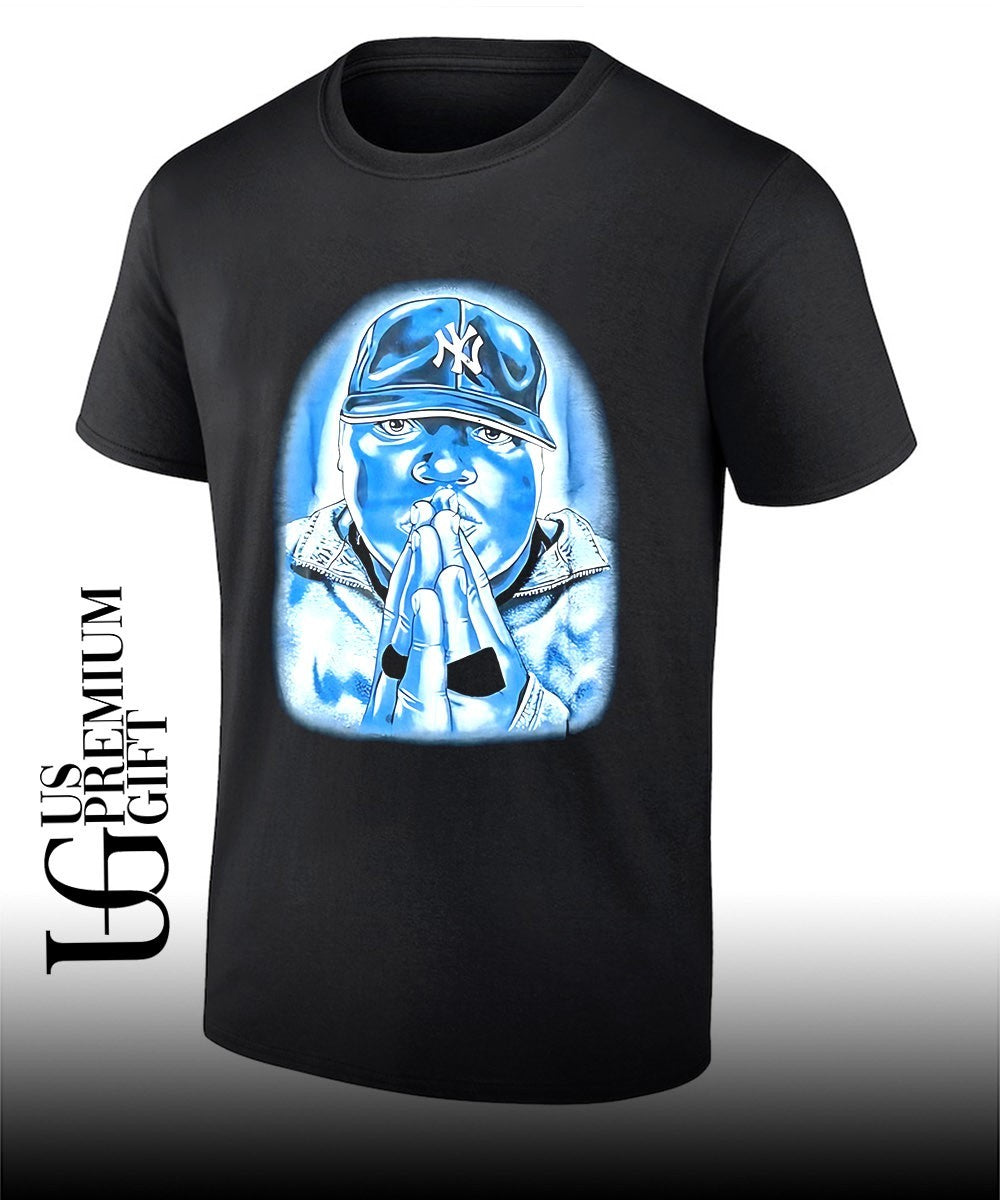 New York Yankees Rapper B.I.G clasping hands in prayer shirt Unisex T-shirt, Sweatshirt, Hoodie, Long Sleeve Tee - T-Shirt, Sweatshirt, Hoodie