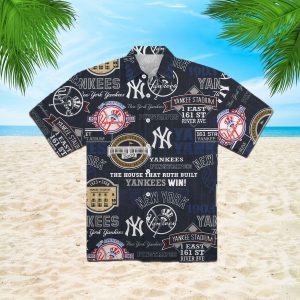 New York Yankees Stadium Hawaiian Shirt For Fan, Yankees Hawaiian Shirt Unisex T-shirt, Sweatshirt, Hoodie, Long Sleeve Tee - T-Shirt, Sweatshirt, Hoodie