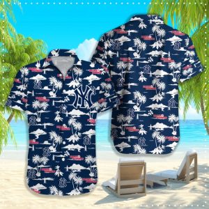 New York Yankees Team MLB Tropical Shirt, Yankees Hawaiian Shirt Unisex T-shirt, Sweatshirt, Hoodie, Long Sleeve Tee - T-Shirt, Sweatshirt, Hoodie