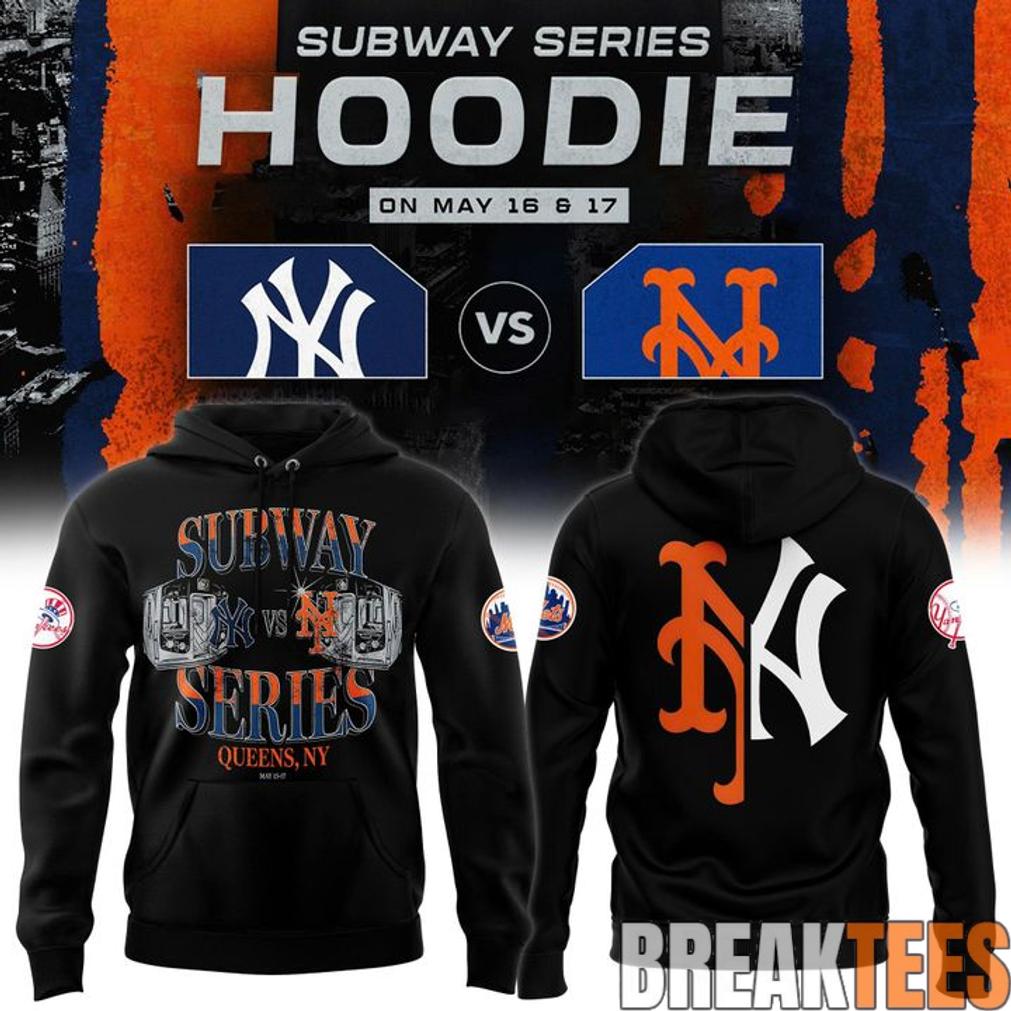 New York Yankees x Mets Subway Series 2026 Hoodie Unisex T-shirt, Sweatshirt, Hoodie, Long Sleeve Tee - T-Shirt, Sweatshirt, Hoodie