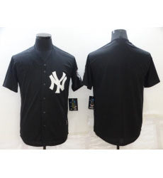 New York Yankees Blank Black Alternate Stitched Baseball Jersey baseball jersey product view 1