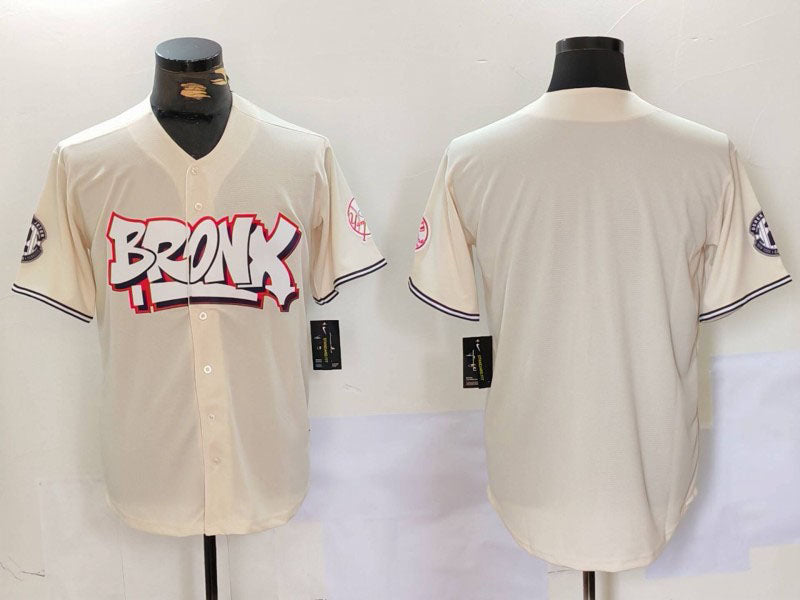 New York Yankees Blank Cream Vapor Limited Stitched Baseball Jersey baseball jersey product view 1