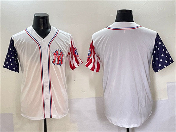 New York Yankees Blank White American Style Limited Stitched Baseball Jersey baseball jersey product view 1