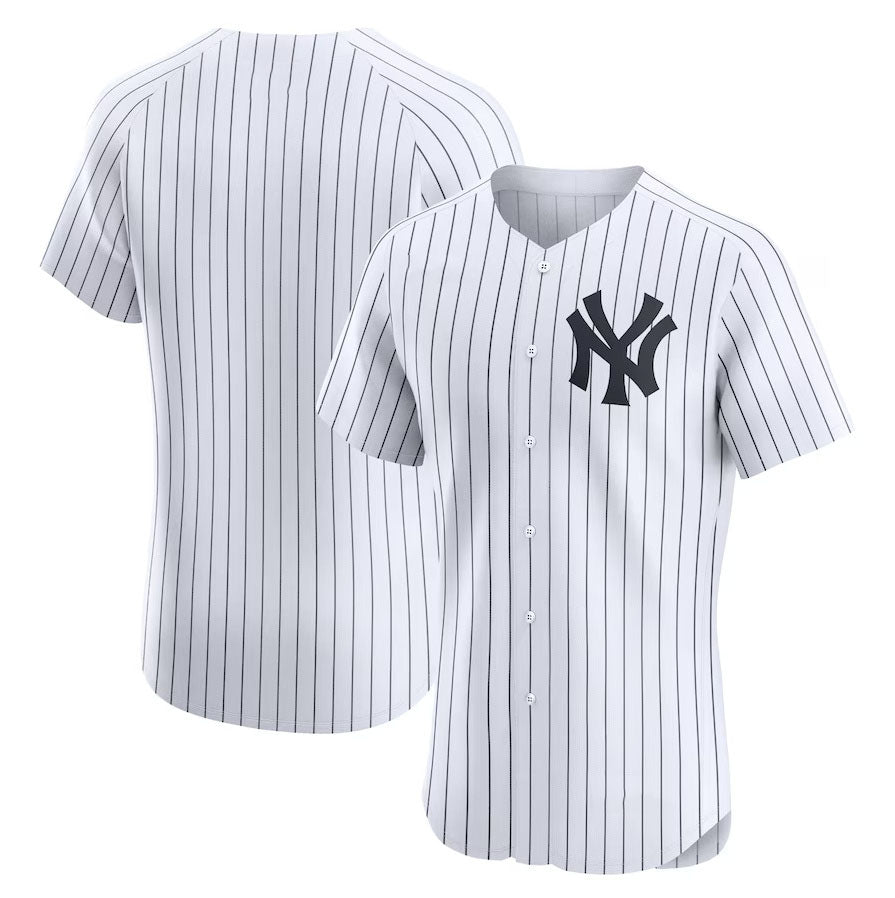 New York Yankees Home Elite Jersey - White Stitched Baseball Jersey baseball jersey product view 1