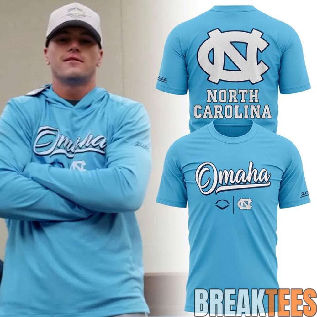North Carolina 2026 NCAA Baseball Mens College World Series Omaha Blue T-Shirt Unisex T-shirt, Sweatshirt, Hoodie, Long Sleeve Tee - T-Shirt, Sweatshirt, Hoodie
