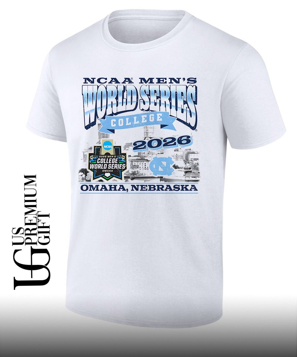 North Carolina Tar Heels 2026 NCAA Mens world series college T-shirt Unisex T-shirt, Sweatshirt, Hoodie, Long Sleeve Tee - T-Shirt, Sweatshirt, Hoodie
