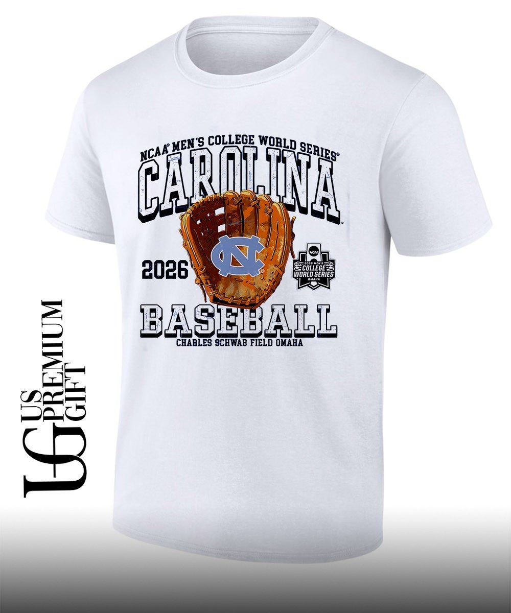 North Carolina Tar Heels NCAA Mens College World Series 2026 Baseball shirt Unisex T-shirt, Sweatshirt, Hoodie, Long Sleeve Tee - T-Shirt, Sweatshirt, Hoodie
