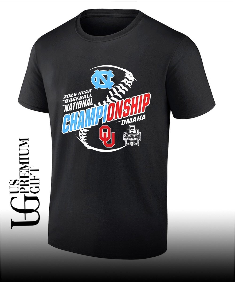 North Carolina vs Oklahoma Sooners 2026 NCAA Baseball National Championship Omaha shirt Unisex T-shirt, Sweatshirt, Hoodie, Long Sleeve Tee - T-Shirt, Sweatshirt, Hoodie