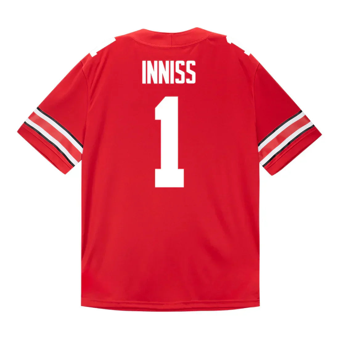 Brandon Inniss Ohio State Buckeyes Jersey Red sports jersey product view 1