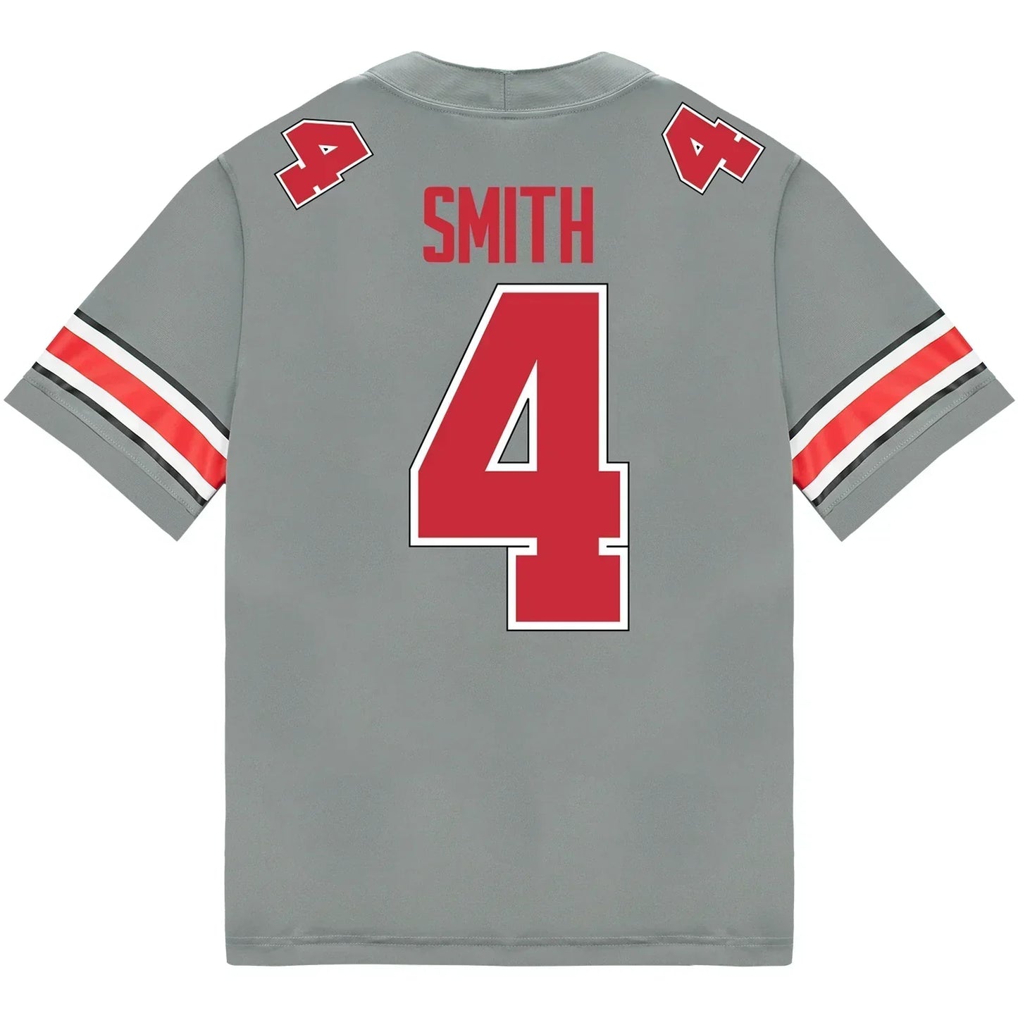 Jeremiah Smith Ohio State Buckeyes Jersey Grey sports jersey product view 1