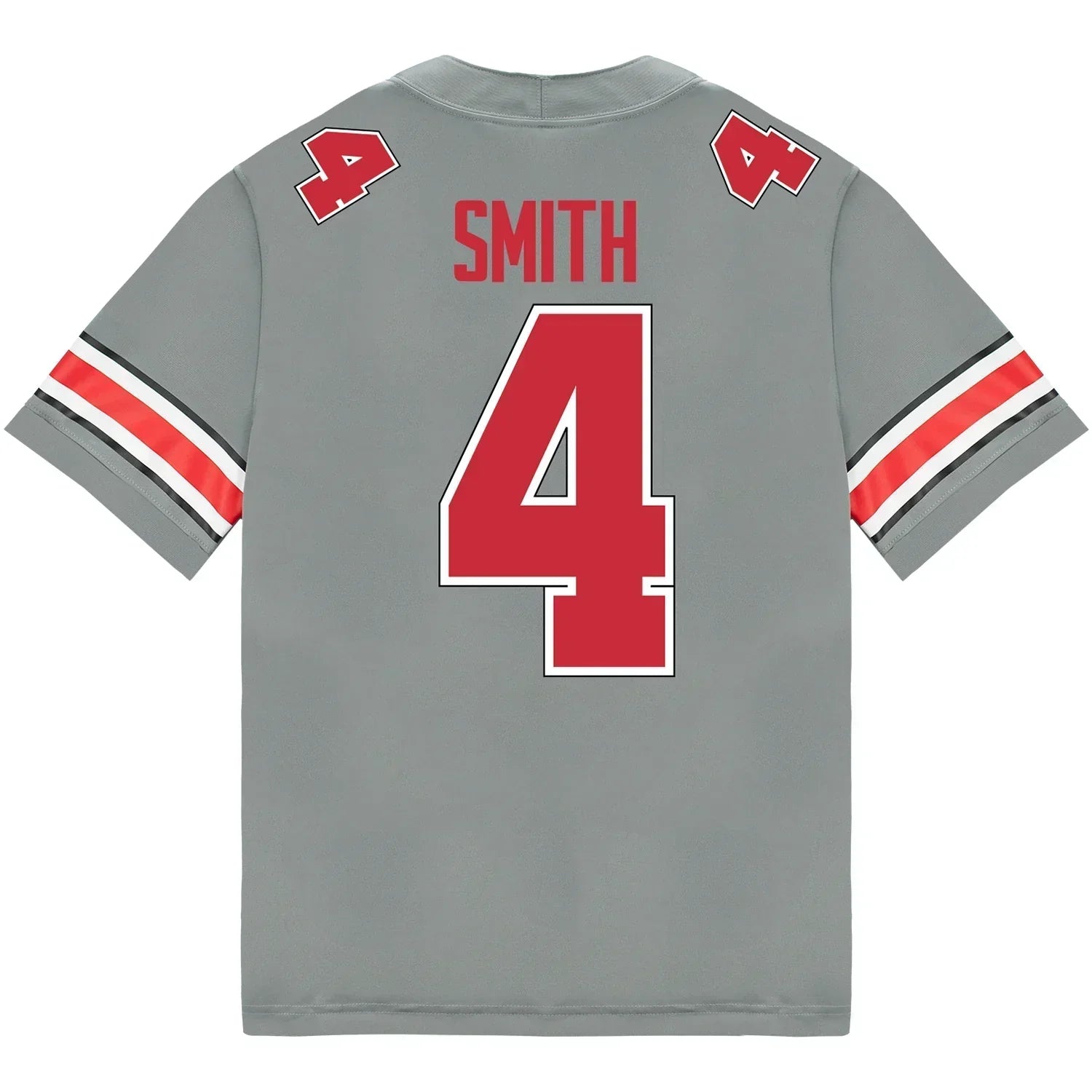 Jeremiah Smith Ohio State Buckeyes Jersey Grey sports jersey product view 1