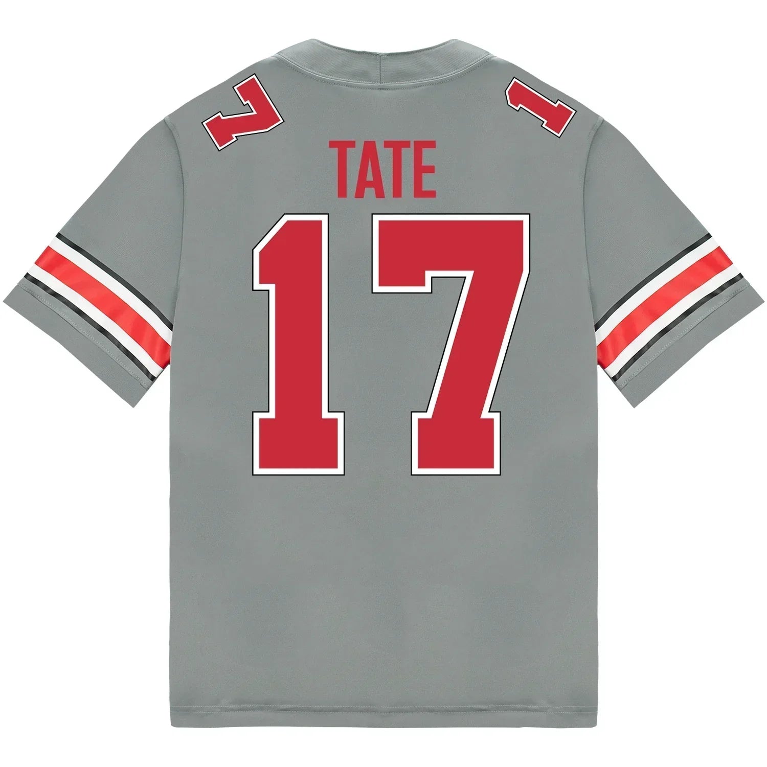 Carnell Tate Ohio State Buckeyes Jersey Grey sports jersey product view 1