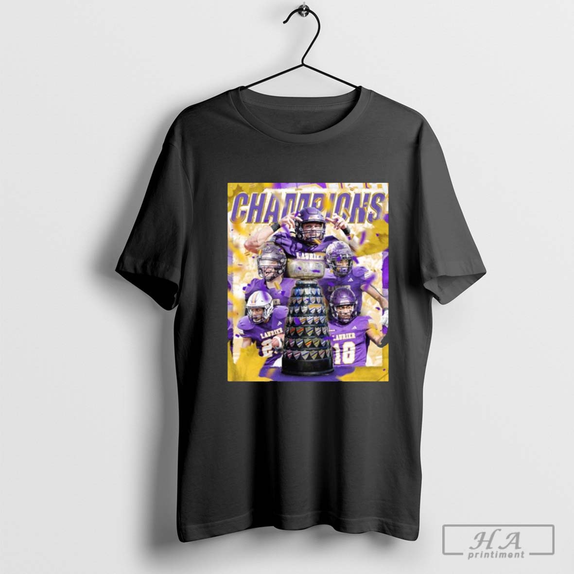 Official 2024 Laurier Golden Hawks Yates Cup Champions Poster T-Shirts, Hoodie, Sweatshirt - T-Shirt, Sweatshirt, Hoodie
