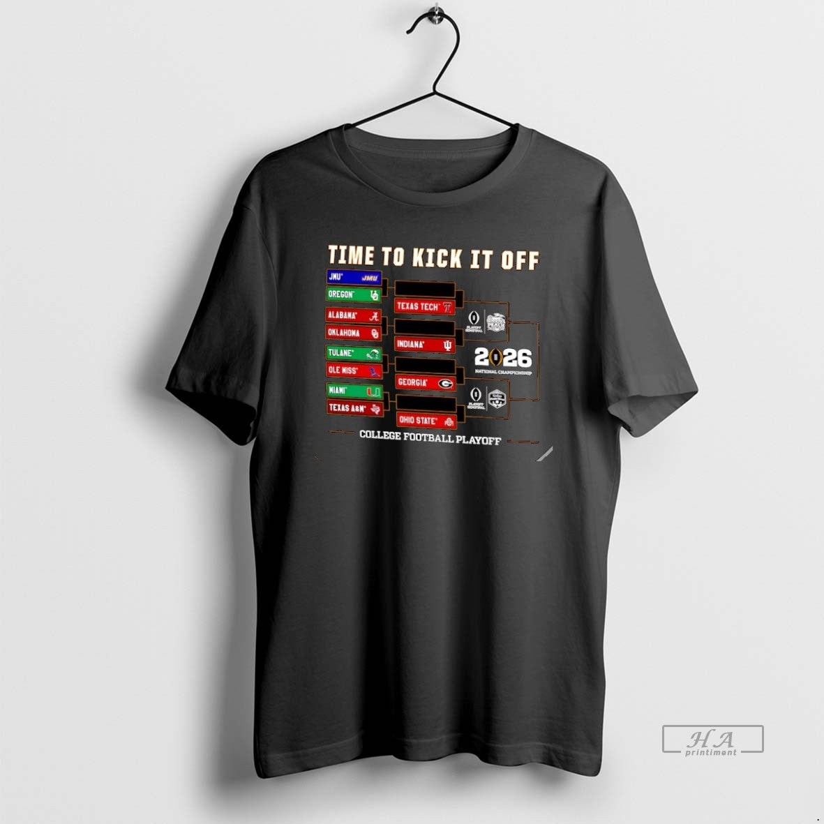 Official 2025 26 College Football Playoff Timje Kick Off Bracket T-Shirts, Hoodie, Sweatshirt - T-Shirt, Sweatshirt, Hoodie