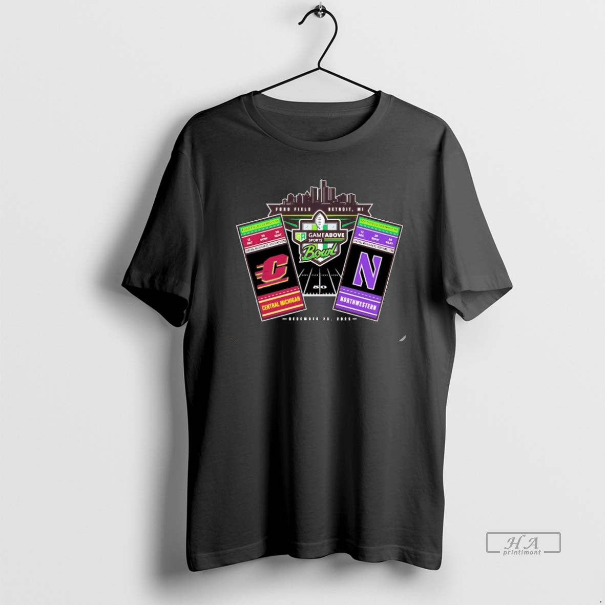 Official 2025 Gameabove Sports Bowl Central Michigan Chippewas Vs Wildcats Northwestern Ticket T-Shirts, Hoodie, Sweatshirt - T-Shirt, Sweatshirt, Hoodie