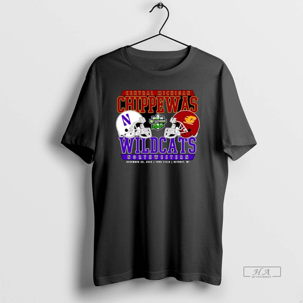Official 2025 Gameabove Sports Bowl Dueling Central Michigan Chippewas Vs Wildcats Northwestern T-Shirts, Hoodie, Sweatshirt - T-Shirt, Sweatshirt, Hoodie