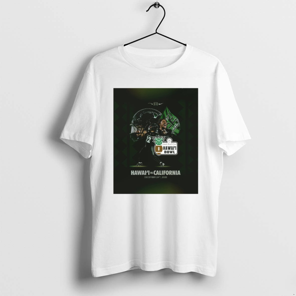 Official 2025 Sheraton Hawaii Bowl Hawaii Rainbow Warriors Vs California Golden Bears December 24 2025 T-Shirts, Hoodie, Sweatshirt - T-Shirt, Sweatshirt, Hoodie