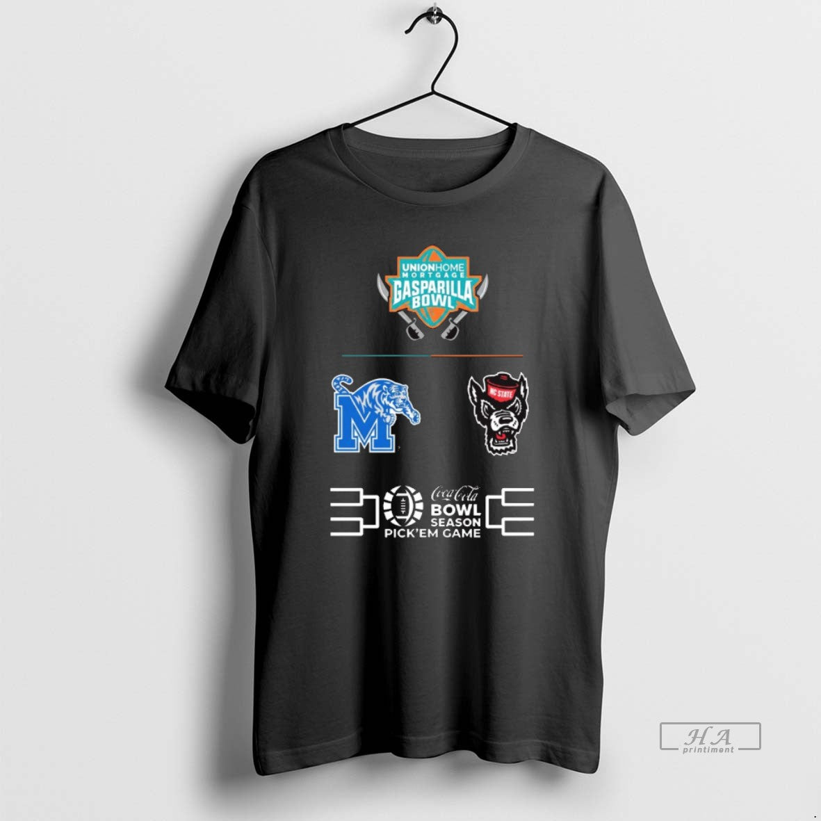Official 2025 Union Home Mortgage Gasparilla Bowl Nc State Wolfpack Vs Memphis Tigers Logos T-Shirts, Hoodie, Sweatshirt - T-Shirt, Sweatshirt, Hoodie