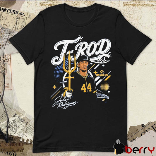 2026 Julio Rodrguez J-Rod Retro Comic Seattle Mariners MLB t-shirt Unisex T-shirt, Sweatshirt, Hoodie, Long Sleeve Tee - T-Shirt, Sweatshirt, Hoodie