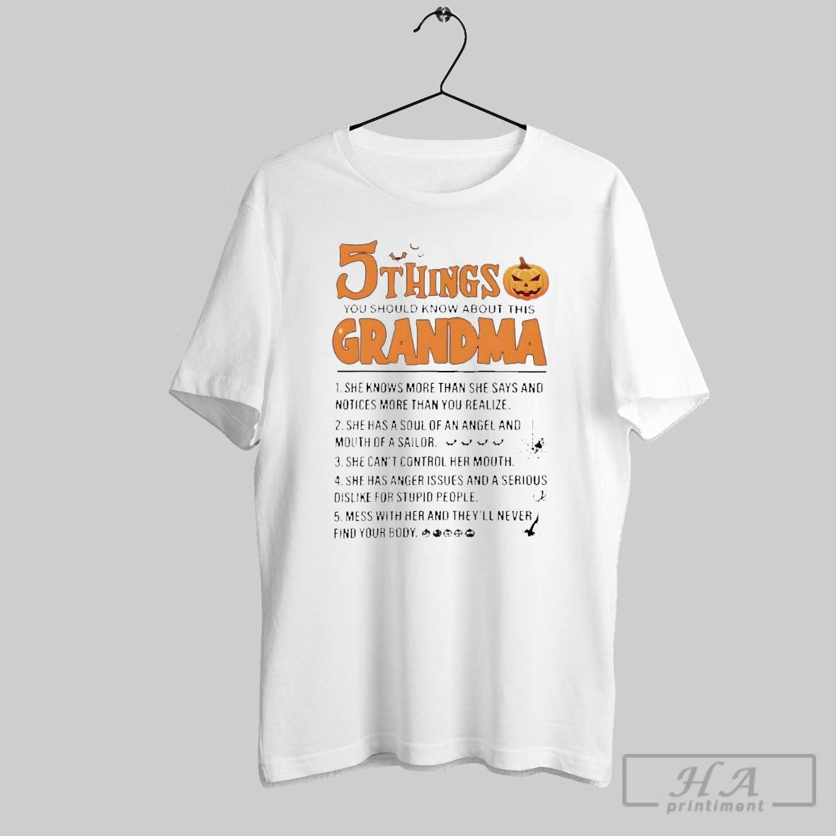 Official 5 Things You Should Know About This Grandma Halloween T-Shirts, Hoodie, Sweatshirt - T-Shirt, Sweatshirt, Hoodie