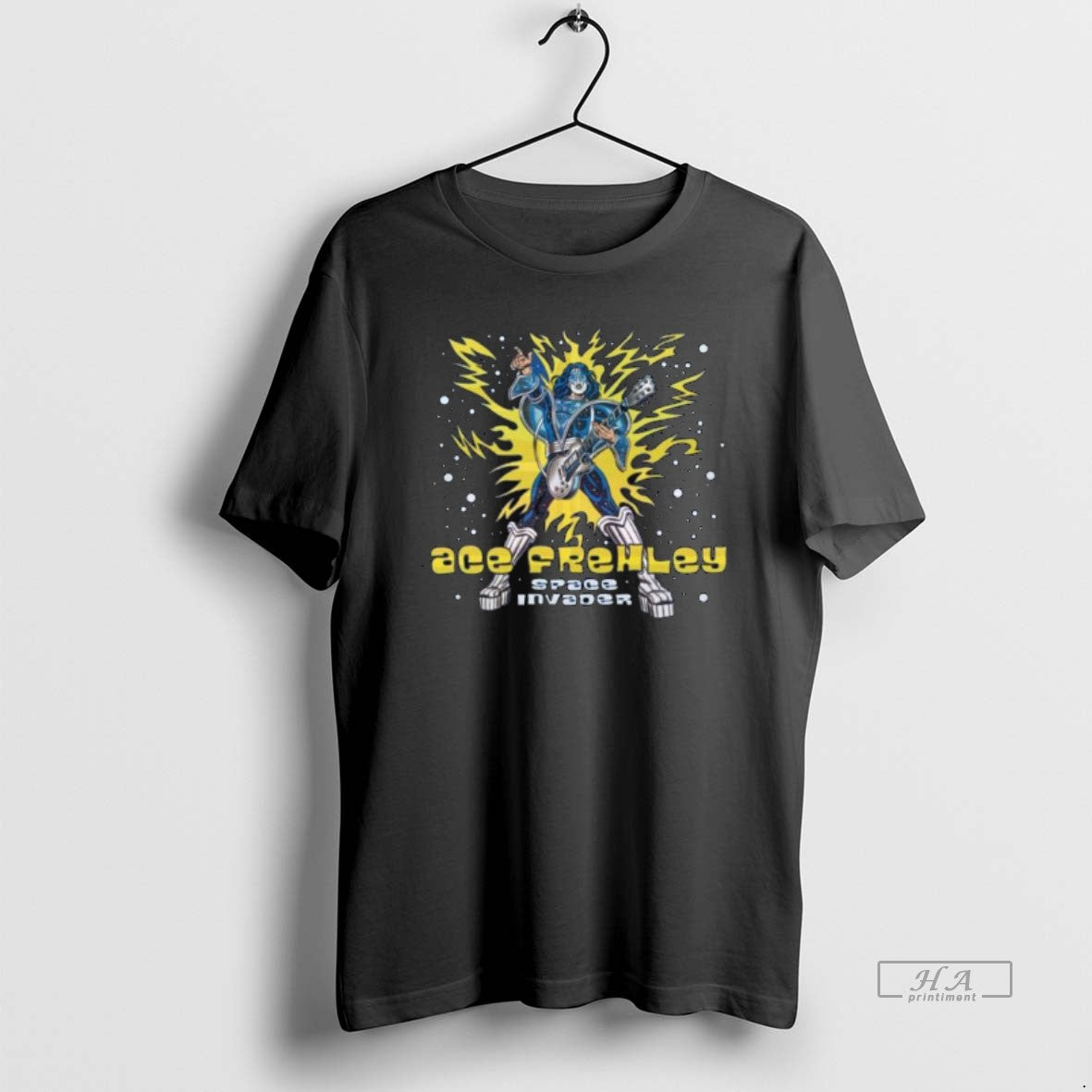 Official Ace Frehley Space Invader Comic Book Art Long Sleve T-Shirts, Hoodie, Sweatshirt - T-Shirt, Sweatshirt, Hoodie