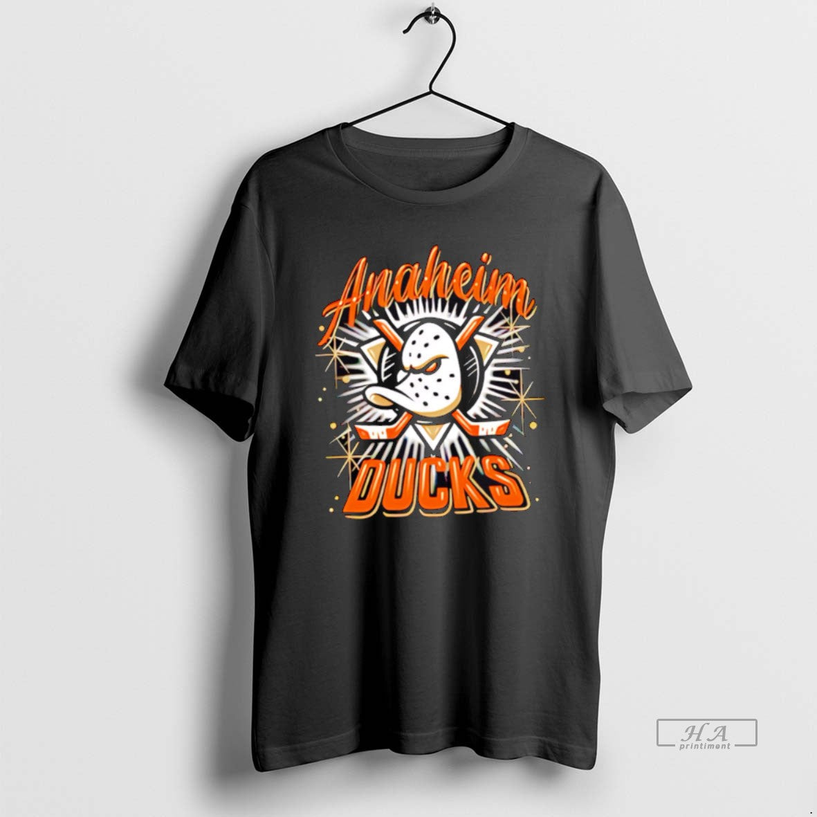 Official Anaheim Ducks Spray Logo T-Shirts, Hoodie, Sweatshirt - T-Shirt, Sweatshirt, Hoodie