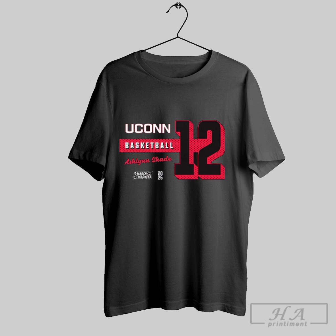 Official Ashlynn Shade Number 12 Uconn Huskies Basketball 2025 Ncaa March Madness T-Shirts, Hoodie, Sweatshirt - T-Shirt, Sweatshirt, Hoodie