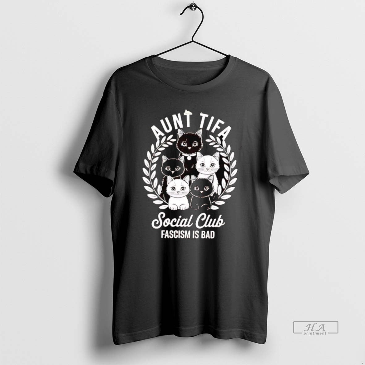Official Aunt Tifa Cats Social Club Fascism Is Bad T-Shirts, Hoodie, Sweatshirt - T-Shirt, Sweatshirt, Hoodie