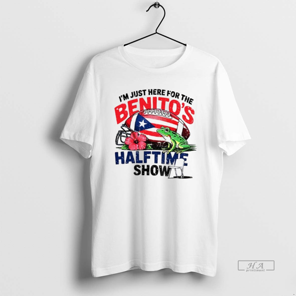 Official Bad Bunny Bowl Im Just Here Benito Halftime Show Gameday T-Shirts, Hoodie, Sweatshirt - T-Shirt, Sweatshirt, Hoodie