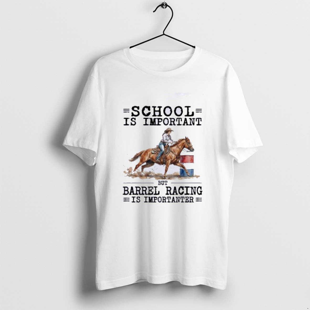 Official Barrel Racing School Is Important T-Shirts, Hoodie, Sweatshirt - T-Shirt, Sweatshirt, Hoodie