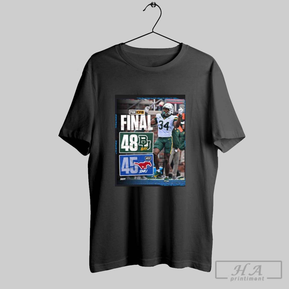Official Baylor Bears Win 48 45 Smu Mustangs Poster T-Shirts, Hoodie, Sweatshirt - T-Shirt, Sweatshirt, Hoodie