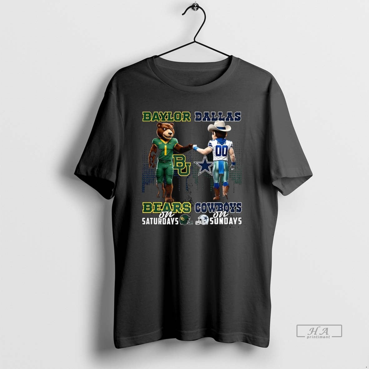Official Baylor Bears Saturdays Vs Dallas Cowboys Sundays Mascot T-Shirts, Hoodie, Sweatshirt - T-Shirt, Sweatshirt, Hoodie