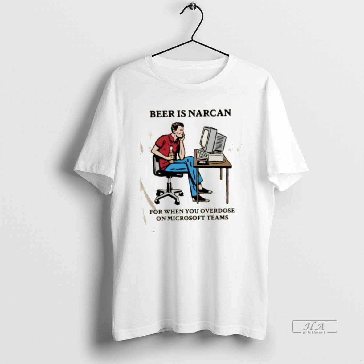 Official Beer Is Narcan When You Overdose Teams Cartoon T-Shirts, Hoodie, Sweatshirt - T-Shirt, Sweatshirt, Hoodie