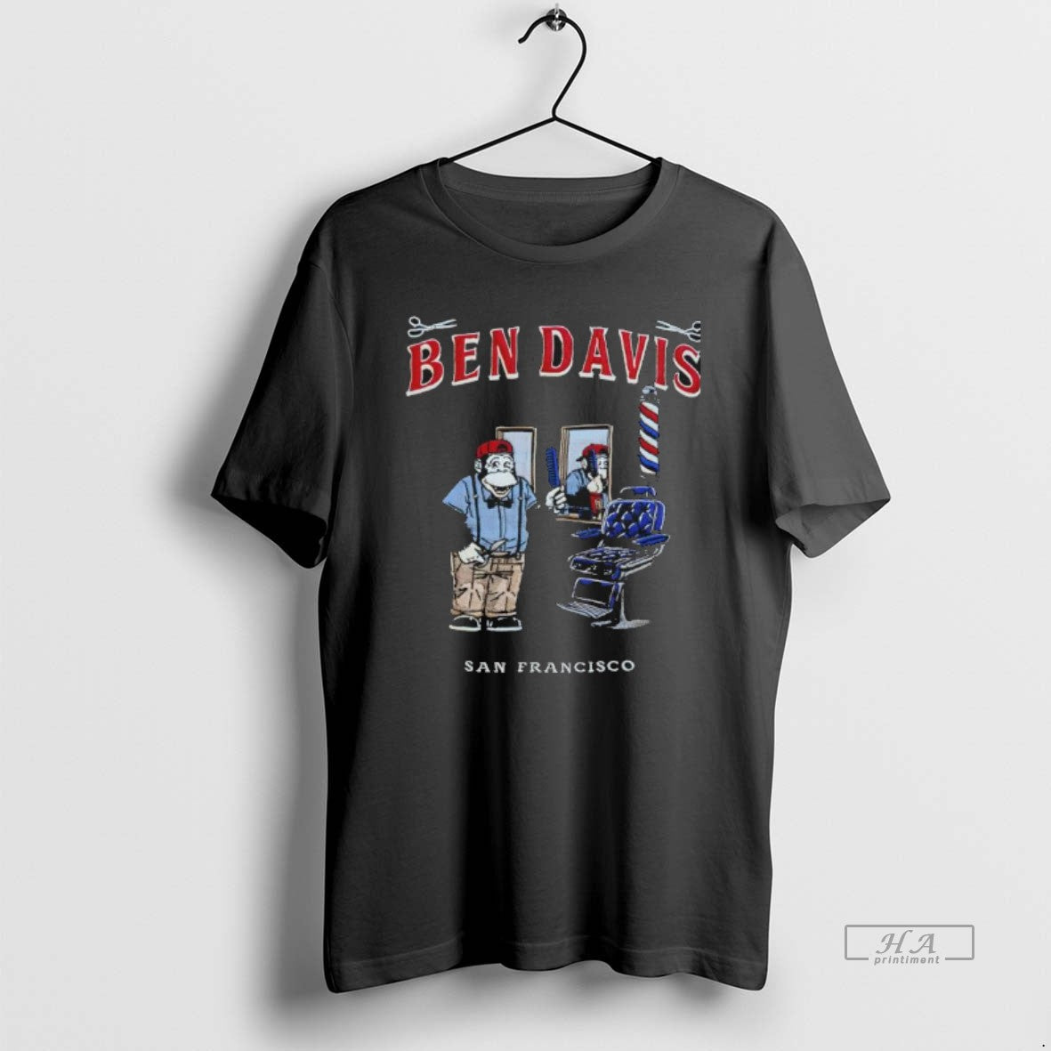 Official Ben Davis San Francisco Monkey Barber Shop T-Shirts, Hoodie, Sweatshirt - T-Shirt, Sweatshirt, Hoodie