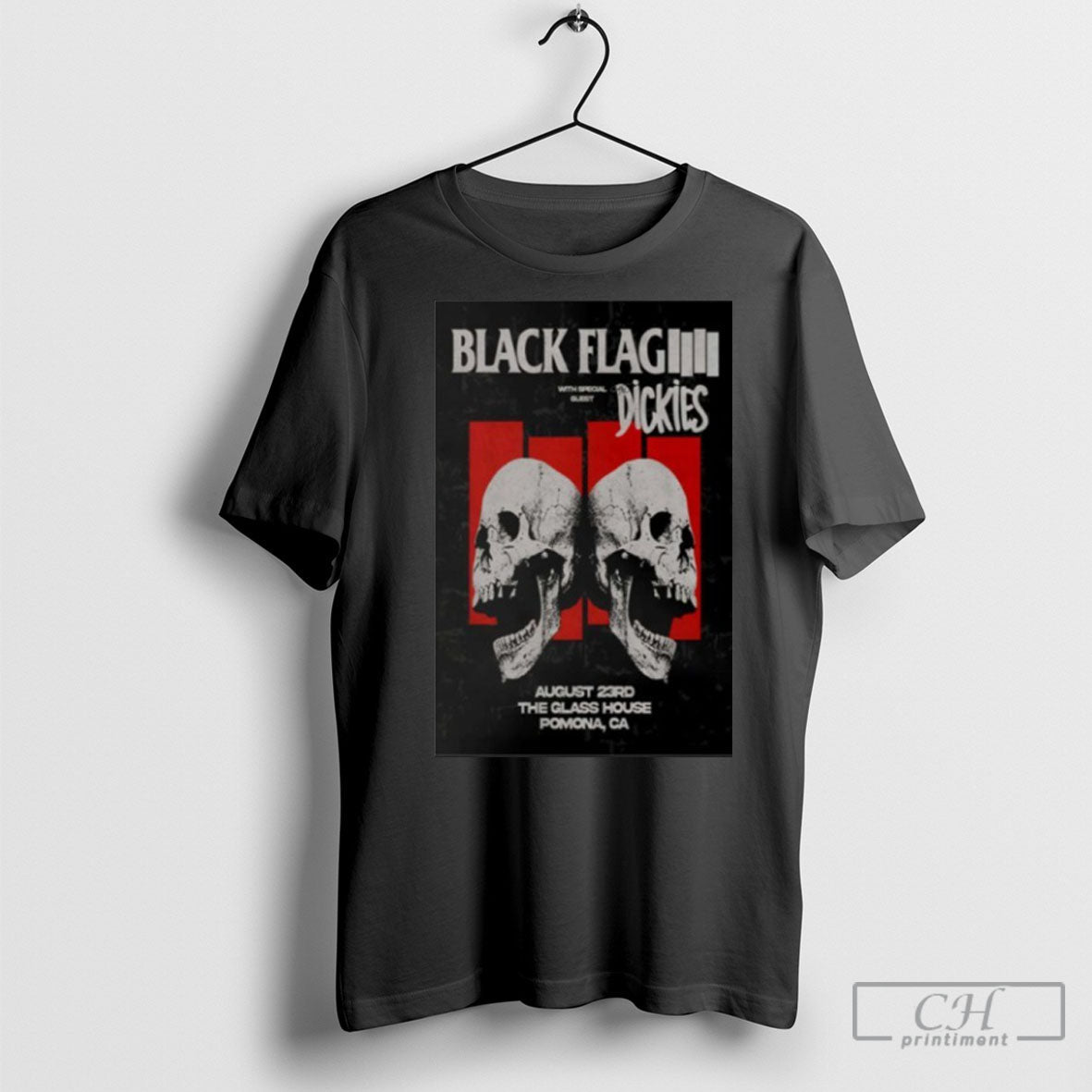 Official Black Flag 8 23 2025 Pomona Ca Poster T-Shirts, Hoodie, Sweatshirt - T-Shirt, Sweatshirt, Hoodie