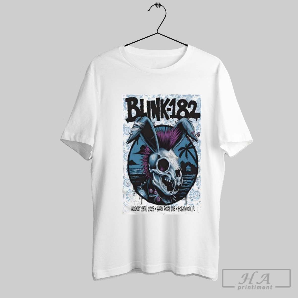Official Blink 182 Concert Hollywood Fl 28 August 2025 Poster T-Shirts, Hoodie, Sweatshirt - T-Shirt, Sweatshirt, Hoodie